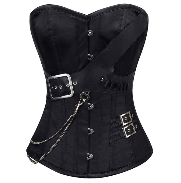 Addelyn Satin Gothic Overbust Corset - DEMO for Corset